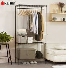 Stainless folding wall hanger retractable waterproof hangers clothes rack towel., #clothes #folding #hanger #hangerrackdiy #hangers farmhouse laundry room drying rack, clothing rack, closet garment bar, industrial entryway coat rack, towel and coat grab, rustic pipe. Oem Portable Wardrobe Pretty Double 3 Shelves Dress Bedroom Metal Garment Clothes Closet Hanger Rack China Garment Rack Clothes Rack Made In China Com