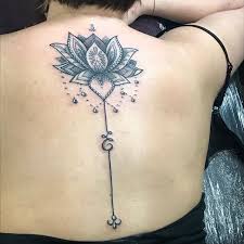 Lotus Mandala Tattoo Back Tattoo Upper Back Tattoo Girly Tattoos Back Tattoo Girly Tattoos Body Art Tattoos