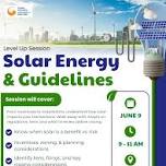Level Up: Solar Energy Guidelines