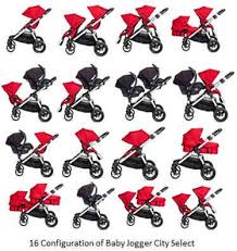 A Multi Function Stroller With Over 16 Seating Configurations That Will Be The Baby Jogger City Select I Baby Car Seats City Select Stroller Double Strollers