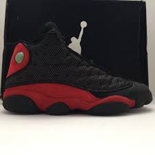 Jordan 13 White Lucky Green Black Nike Air Jordan 13 Xiii Retro Bred Size 13 Air Jordans Nike Air Jordan Shoes Dapper Shoes