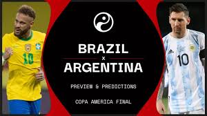 Argentina is the highlight of the 7th round of conmebol world cup qualifiers on sunday. Brazil Vs Argentina Live Stream Predictions Team News Copa America Final