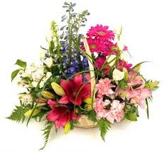 Basket Basket Flower Arrangements Spring Flower Arrangements Flower Arrangements