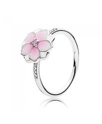 Pandora Magnolia Bloom Ring 191026pcz All Year Round With Very Simple Very Suitable For The Trend Of Pandora Jewelry Pandora Pink Ring Pandora Jewelry Charms