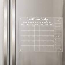 Custom Magnetic Calendar For Refrigerator