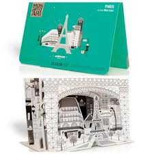 Color City 3d Paris Atelier Chez Soi Coloriage Jouets En Carton Jeux Creatif