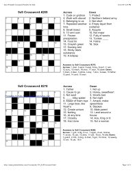The best free online crossword is brand new, every day. Printable Crossword Puzzles Easy With Answers Free Printable Net