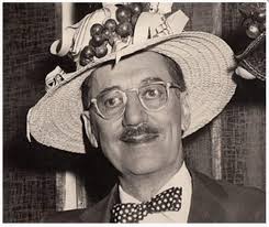 Groucho Marx's hat style inspired by Minnie Pearl or Carmen Miranda