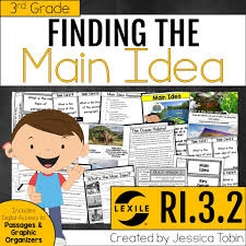 main idea and main topic exploring ela elementary nest