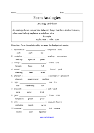 Englishlinx Com Analogy Worksheets In 2020 Analogy Worksheets Prefixes