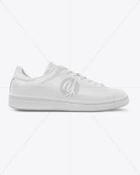 Download Leather Sneaker Mockup Right Side View In Apparel Mockups On Yellow Images Object Mockups