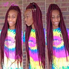 Black And Burgundy Hair Box Braids Long Burgundy Braiding Hair Box Braids Crochet Braids Hair Extensions Senegalese Twist Hair S Red Box Braids Braid In Hair Extensions Crochet Braids Hairstyles