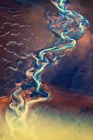 Nature Photography Blue River Abstract Aerial Photography Watercolor Art River Wall Art Travel Nature Photography River Photography Aerial Photography