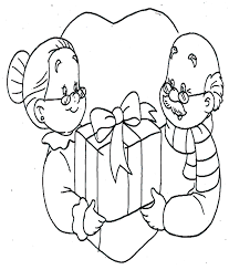 Día de los abuelos para colorear. Dibujos Del Dia Del Abuelo Para Colorear