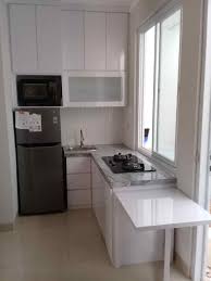 362019 kitchen set berbahan alumunium acp pada body kabinet putih dengan pintu hitam dimensi ruang 400 x 600 x 300. Jasa Kitchen Set Di Serpong Tangerang Selatan Persada Interior