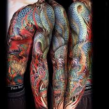 Choose from designs, colors, and looks to spice up your personality. 100 Dragon Sleeve Tattoo Designs For Men Fire Breathing Ink Ideas