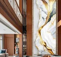 ✨ This epoxy-finished resin art panel is a luxurious and ...