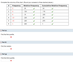 Solved Complete The Columns Of The Chart Round Your Ans