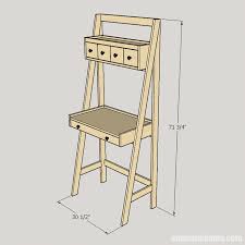 From coffee tables to computer desks, and bedside tables to dining sets. Diy Ladder Desk Is A Work And Storage Space Saver