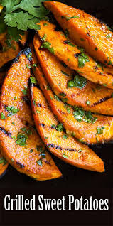 Grilled Sweet Potatoes Recipe Simplyrecipes Com Recipe Grilled Sweet Potatoes Grilling Recipes Bbq Recipes