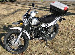 Tw 200 W Maxxis Utv Tire On Rear Adventure Bike Yamaha Tw200 Tw200