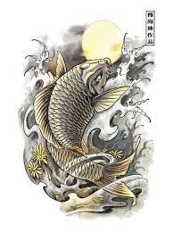 Pin By Tung Chay On Tattoos Koi Tattoo Design Koi Dragon Tattoo Koi Fish Drawing