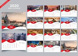 Desk Calendar 2020 Template Calendar Design Inspiration Calendar Design Template Calendar Design