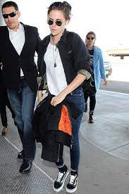 Celebrities Wearing Vans Sneakers In 2021 Vans Girl Kristen Stewart Style Kristen Stewart