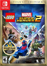 Lego Marvel Super Heroes 2 Game Cover Nintendo Switch Deluxe Lego Marvel Lego Marvel Superheroes 2 Lego Marvel Super Heroes