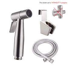 Bidet Sprayer Set For Toilet Shower Cloth Diaper Sprayer Shattaf Toilet Kit Bidet Jet Health Faucet For Toilet Shower Hose Bidet Parts Toilet Bottom Cleaner Toilet Handle Replacement No T Adapter