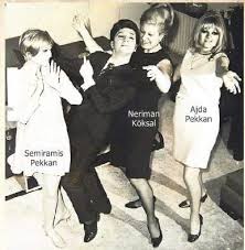 Zeki Muren Ajda Pekkan Neriman Koksal Semiramis Pekkan Eski Film Yildizlari Unlu Kisiler Aktrisler