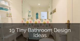 Mount a shelf on the wall. 19 Tiny Bathroom Ideas To Inspire You Sebring Design Build