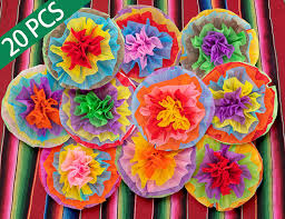 Find decorations and party supplies for every type of celebration, holiday and theme—birthday party, baby shower, wedding shower, retirement party, graduation party, new year's eve, mardi gras, halloween. Set Of 20 Cinco De Mayo Decorations Fiesta Theme Party Supplies Tissue Pom Paper Lantern Flowers For Mexican Carnival Rainbow Wedding Birthday Christmas Home Kitchen Event Party Supplies