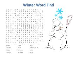 Easy word search puzzles are the perfect starter for your young learners. 14 Free Printable Winter Word Searches Kittybabylove Com