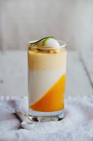 Kalamansi Coconut And Passion Fruit Verrines Hint Of Vanilla Creamy Dessert Recipes Desserts Sweet Recipes
