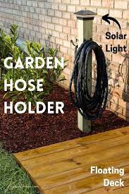 With a durable construction, this hose reel is built to last and look great on any patio, garden, or landscape. Diy Garden Hose Holder Garden Hose Holder Diy Garden Hose Holder Diy Garden Hose
