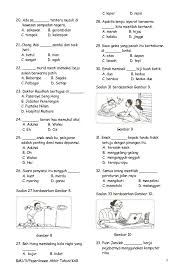 Ujian selaras 2 bahasa melayu tahun 3 2017. Contoh Kertas Peperiksaan Bahasa Malaysia Tahun 3 Kertas Cute766