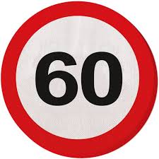 20x Zestig 60 Jaar Feest Servetten Verkeersbord 33 Cm Rond Verjaardag Jubileum Bestellen Shoppartners Nl