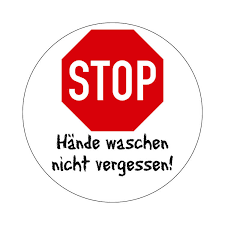 Aussehen und geschichte die stvo zum stoppschild: Hygieneschild Stop Hande Waschen Nicht Vergessen Wagner Sicherheit