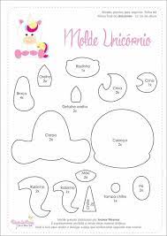 Pola unicorn dari kain flanel. Unicorn Pola Flanel Pola Boneka Flanel Kain Flanel