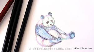Imagini pentru desene in creion cu unicorni kawaii drawings cute drawings pastel goth. Pencil Drawing Of A Panda How To Draw A Panda