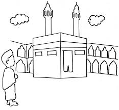 Contoh gambar mewarnai untuk kelas 1 sd. Kumpulan Gambar Mewarnai Kakbah Untuk Anak Paud Tk Sd Mewarnai Islami