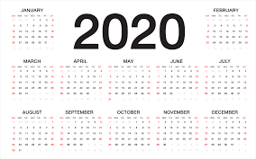 Types Of Blank Monthly Calendar Template 2020 Editable Modelos De Calendario Modelo De Calendario Mensal Calendario Mensal Em Branco