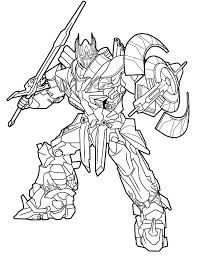 Sharing some fun and creative coloring pages that you can download for free to use with your children. Optimus With Sword And Shield Coloring Page Free Printable Coloring Pages For Kids
