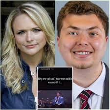 Miranda Lambert did not stay silent. With just FIVE WORDS, she delivered a  sharp rebuke aimed at Carolina Panthers communications coordinator Charlie  Rock, whose callous posts mocked the death of Charlie Kirk.