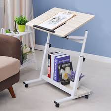 Fashion Movable Computer Desk Simple Tilt Adjustable Laptop Computer Table Bed With Mobile Home Bed Desk Lazy Table Simple Desk Desk Computer Desk