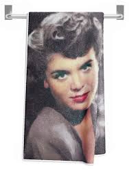 Eileen Barton, Music Legend Bath Towel by Esoterica Art Agency