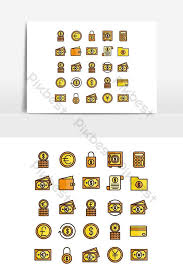 Available in a variety of formats (svg, png, pdf, json and icon fonts), crafted with love on 5 grid sizes (16px, 24px. Finance Icon Set Vector Flat Line For Website Mobile App Presentation Social Media Png Images Ai Free Download Pikbest