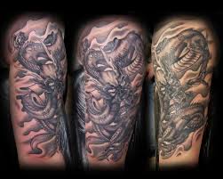 A photo guide for cool designs and ideas with. 28 Dragon Tattoos On Half Sleeve