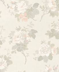 Browse floral backgrounds, flower clipart, & vintage floral illustrations licensed under. Casa Padrino Baroque Textile Wallpaper Beige Gray White Pink 10 05 X 0 53 M Floral Patterned Wallpaper